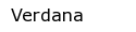 verdana